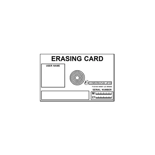Carte RFID - type carte de crédit- matériel utilisé ABS – 1,8mm épaisseur