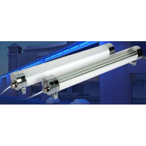 Éclairage tube LED 20W 4000K IP69K en INOX316L L605 × ø80 mm