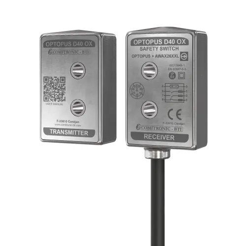 OPTOPUSDEC/D40 - CAPTEUR DE SÉCURITÉ NON AUTONOME SPÉCIAL PROFILÉ 40 MM